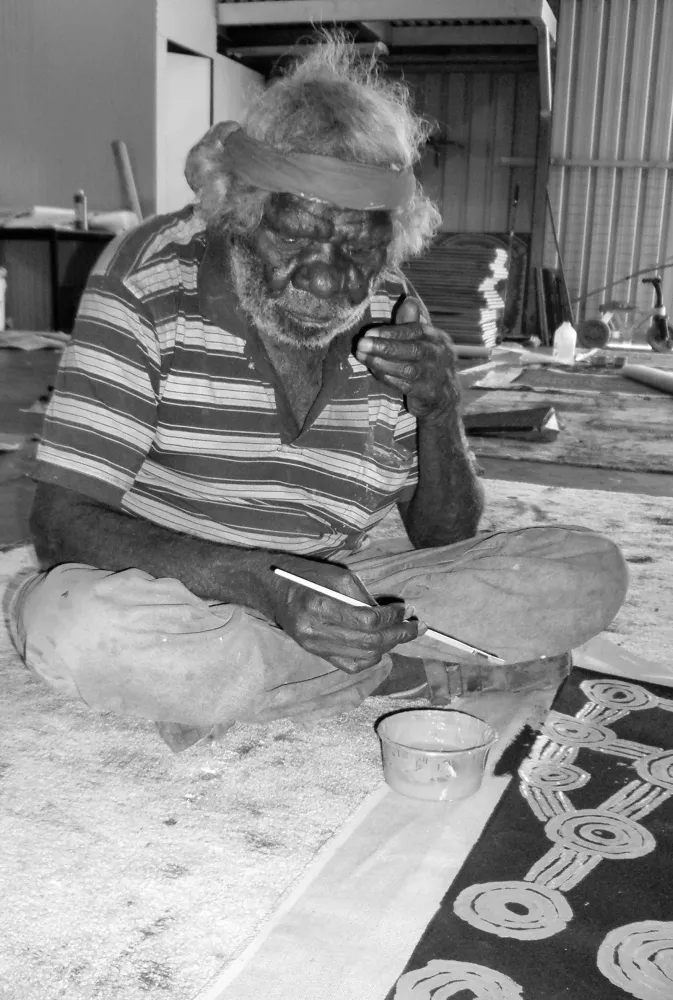 Portrait of Willy Tjungurrayi